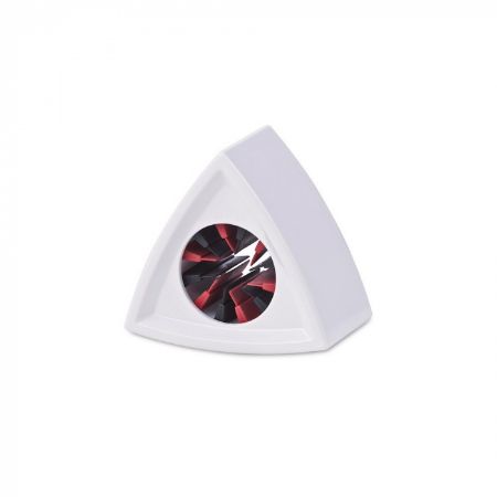 Imagen de 20 x Single Triangular White Mic Flag