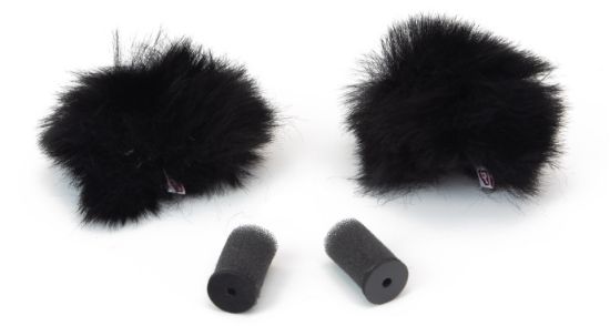 Black Lavalier Windjammer  - pair
