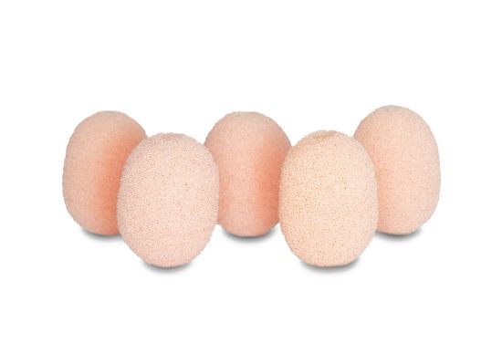 Lavalier Foams Beige (1 pack of 5)