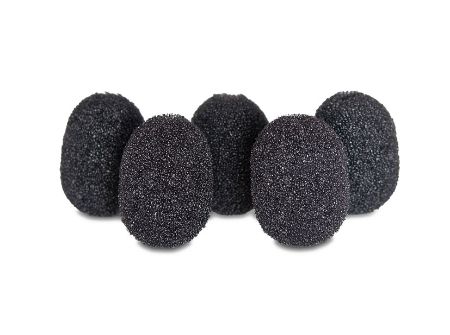 Immagine di Lavalier Foams Black (10 packs of 5)