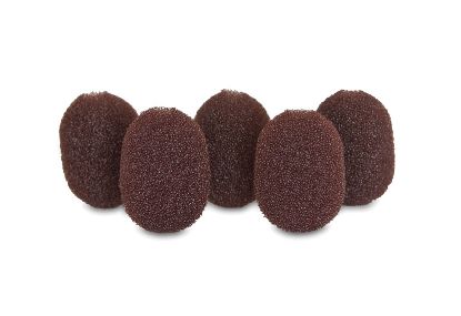Imagen de Lavalier Foams Brown (10 packs of 5)