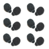 Picture of Miniature Lavalier Foams Black (1 pack of 10)