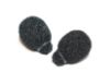 Bild von Miniature Lavalier Foams Black (1 pack of 2)