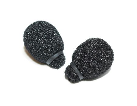 Picture of Miniature Lavalier Foams Black (1 pack of 2)