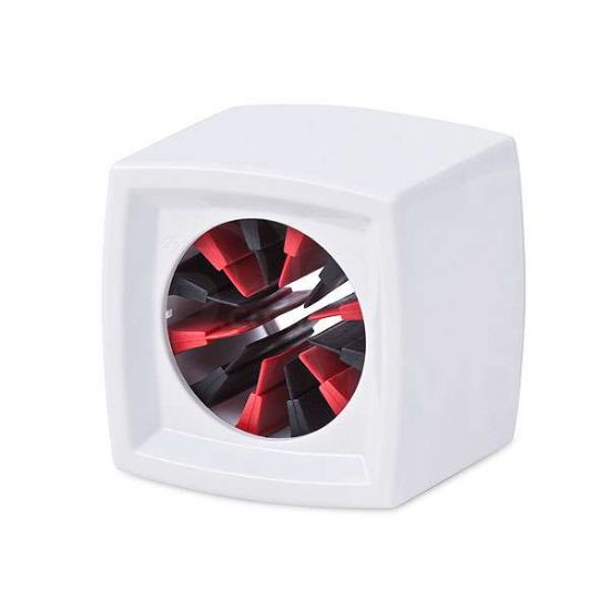 Single Square White Mic Flag