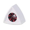 Picture of Single Triangular White Mic Flag